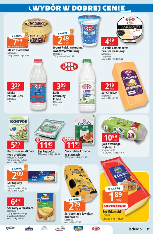 Leclerc - gazetka promocyjna Oferta E.Leclerc | Wielkanocne przygotowania od wtorku 17.03 do niedzieli 29.03 - strona 17