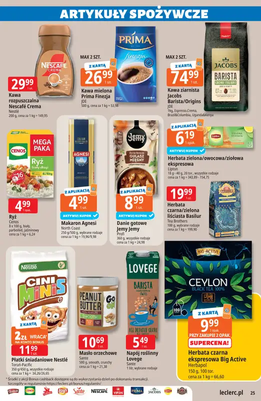 Leclerc - gazetka promocyjna Oferta E.Leclerc | Wielkanocne przygotowania od wtorku 17.03 do niedzieli 29.03 - strona 25