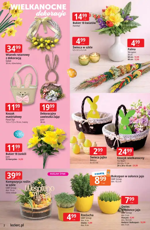 Leclerc - gazetka promocyjna Oferta E.Leclerc | Wielkanocne przygotowania od wtorku 17.03 do niedzieli 29.03 - strona 2