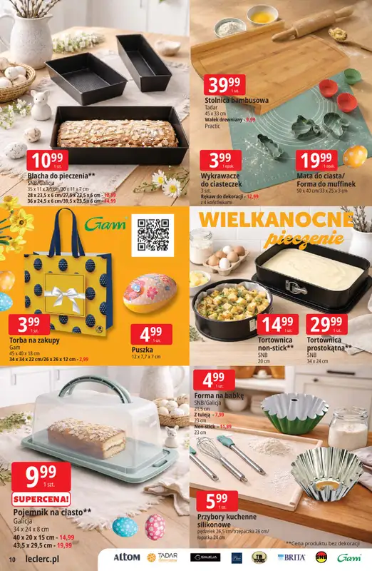 Leclerc - gazetka promocyjna Oferta E.Leclerc | Wielkanocne przygotowania od wtorku 17.03 do niedzieli 29.03 - strona 10