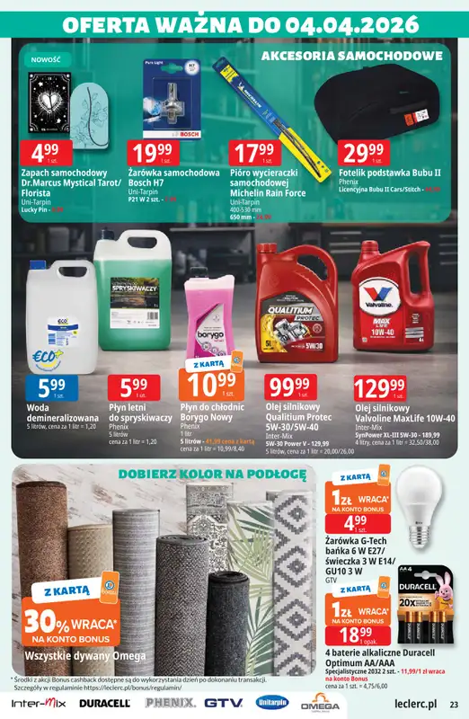 Leclerc - gazetka promocyjna Oferta E.Leclerc | Wielkanocne przygotowania od wtorku 17.03 do niedzieli 29.03 - strona 23