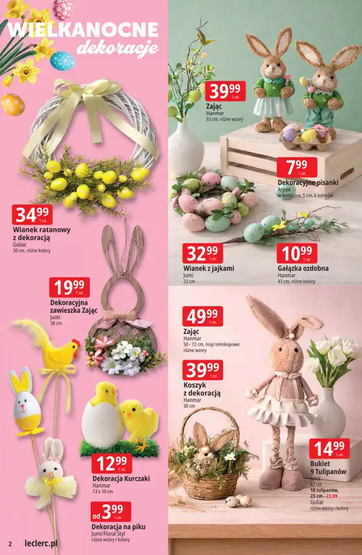 Leclerc - gazetka promocyjna Oferta E.Leclerc | Wielkanocne przygotowania od wtorku 17.03 do niedzieli 29.03 - strona 2