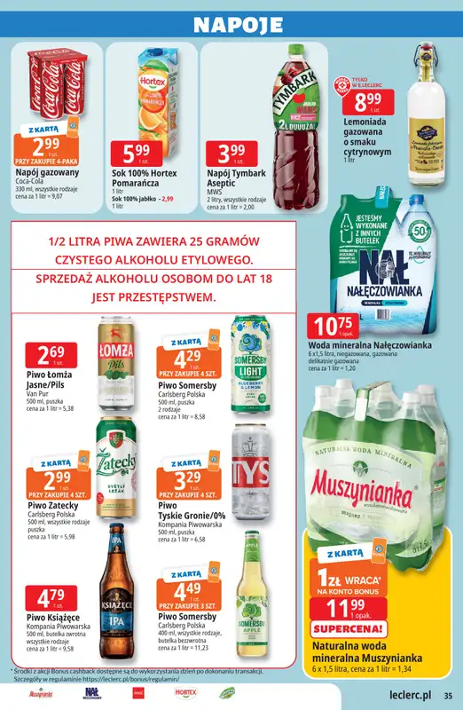 Leclerc - gazetka promocyjna Oferta E.Leclerc | Wielkanocne przygotowania od wtorku 17.03 do niedzieli 29.03 - strona 35