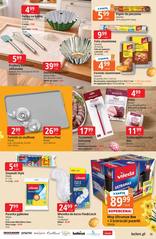 Leclerc - gazetka promocyjna Oferta E.Leclerc | Wielkanocne przygotowania od wtorku 17.03 do niedzieli 29.03 - strona 13
