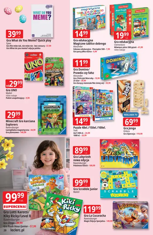 Leclerc - gazetka promocyjna Oferta E.Leclerc | Wielkanocne przygotowania od wtorku 17.03 do niedzieli 29.03 - strona 20