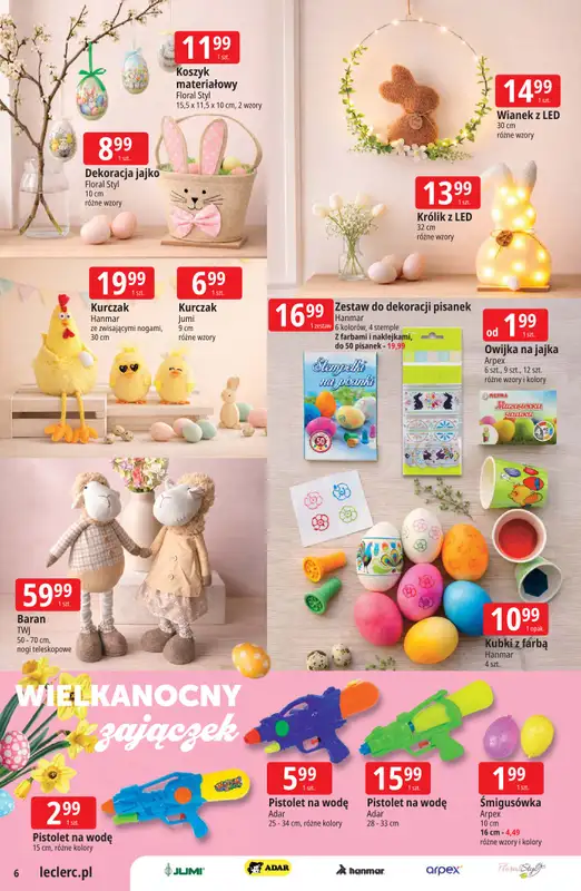 Leclerc - gazetka promocyjna Oferta E.Leclerc | Wielkanocne przygotowania od wtorku 17.03 do niedzieli 29.03 - strona 6