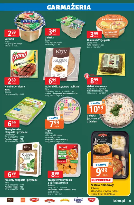 Leclerc - gazetka promocyjna Oferta E.Leclerc | Wielkanocne przygotowania od wtorku 17.03 do niedzieli 29.03 - strona 31