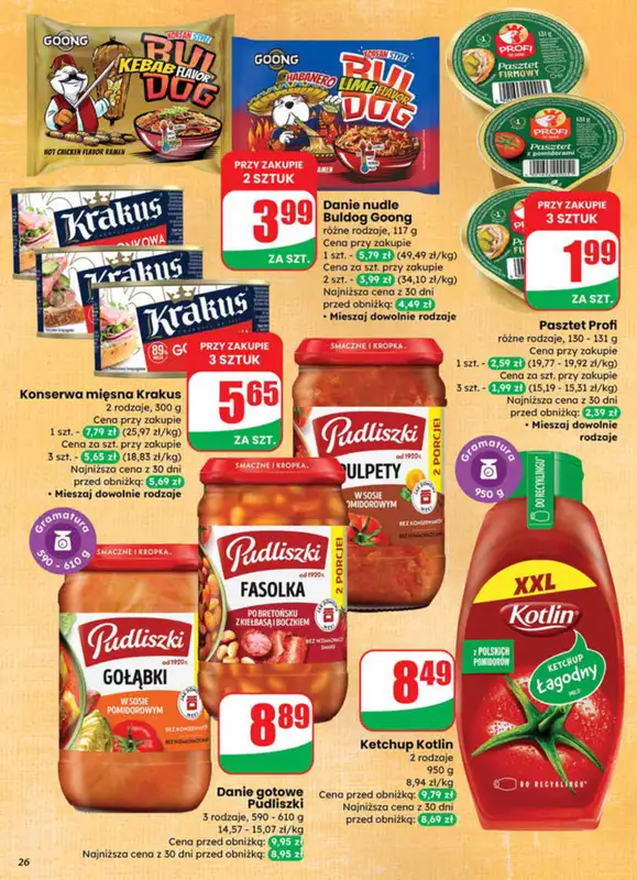 Dino - gazetka promocyjna Gazetka 12 / 2026 od środy 18.03 do wtorku 24.03 - strona 26