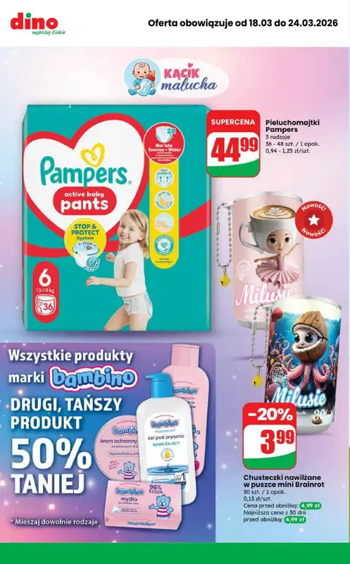 Dino - gazetka promocyjna Najlepsze promocje! od środy 18.03 do wtorku 24.03 - strona 6