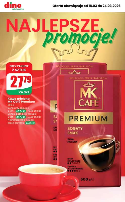 Dino - gazetka promocyjna Najlepsze promocje! od środy 18.03 do wtorku 24.03