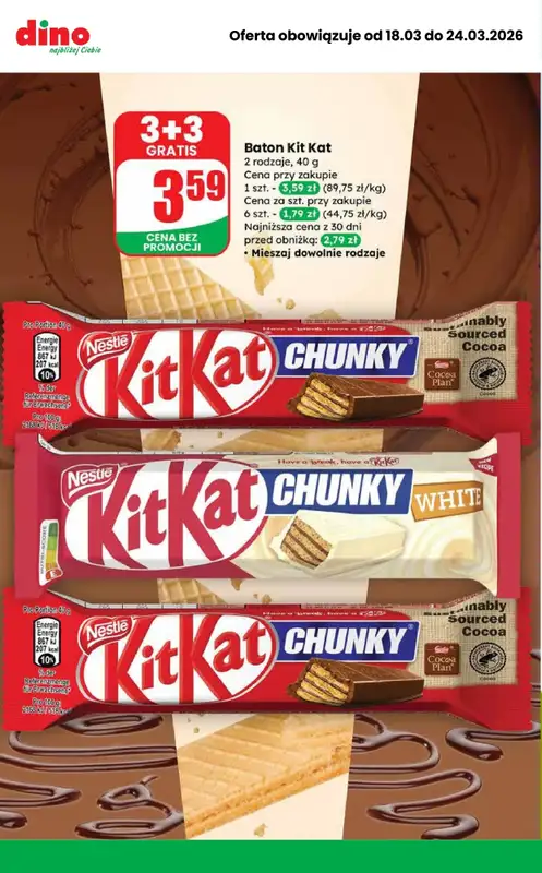 Dino - gazetka promocyjna Najlepsze promocje! od środy 18.03 do wtorku 24.03 - strona 3