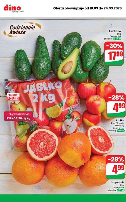 Dino - gazetka promocyjna Najlepsze promocje! od środy 18.03 do wtorku 24.03 - strona 8