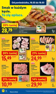 Lidl - gazetka promocyjna Oferta od poniedziałku od poniedziałku 16.03 do środy 18.03 - strona 46