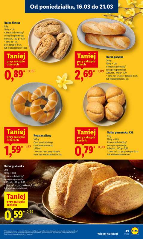 Lidl - gazetka promocyjna Oferta od poniedziałku od poniedziałku 16.03 do środy 18.03 - strona 45