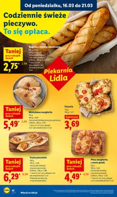 Lidl - gazetka promocyjna Oferta od poniedziałku od poniedziałku 16.03 do środy 18.03 - strona 44