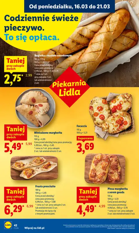 Lidl - gazetka promocyjna Oferta od poniedziałku od poniedziałku 16.03 do środy 18.03 - strona 44
