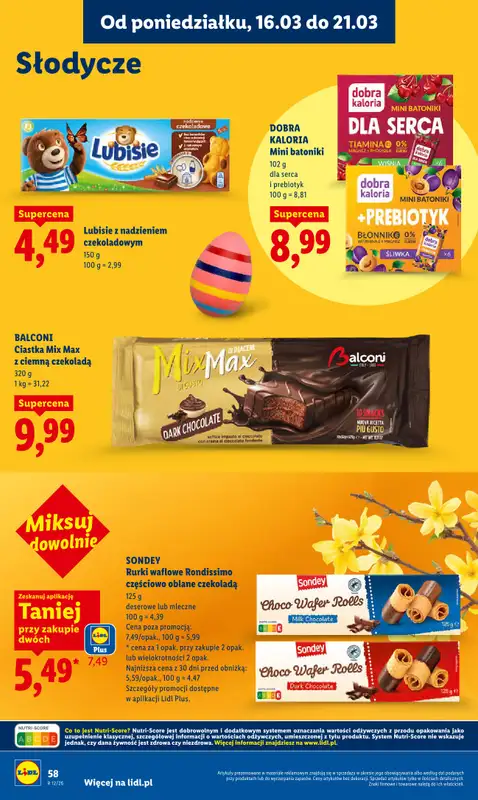 Lidl - gazetka promocyjna Oferta od poniedziałku od poniedziałku 16.03 do środy 18.03 - strona 60