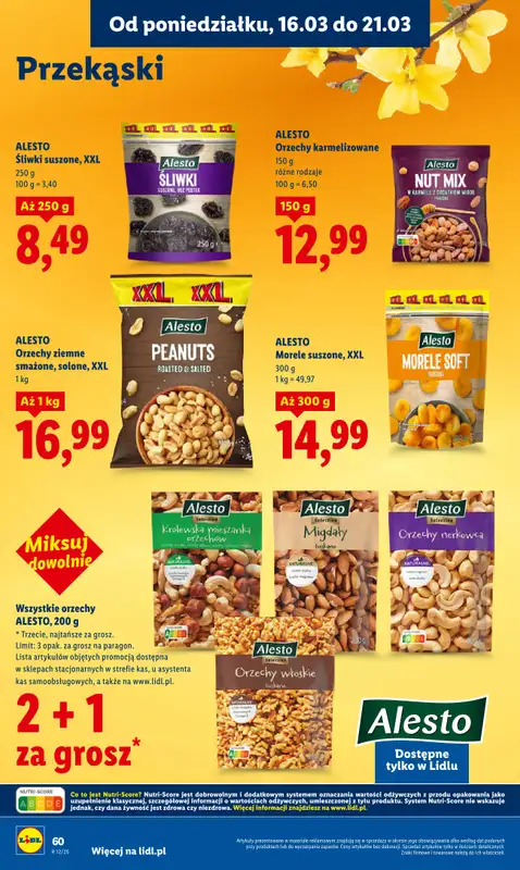 Lidl - gazetka promocyjna Oferta od poniedziałku od poniedziałku 16.03 do środy 18.03 - strona 62