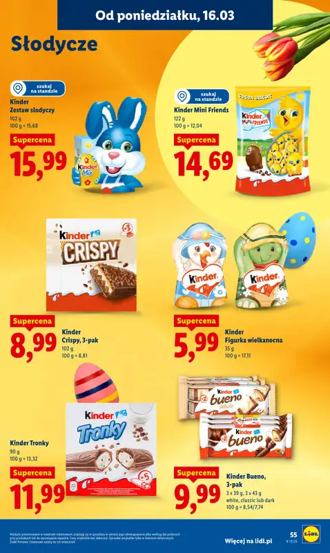 Lidl - gazetka promocyjna Oferta od poniedziałku od poniedziałku 16.03 do środy 18.03 - strona 57