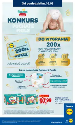 Lidl - gazetka promocyjna Oferta od poniedziałku od poniedziałku 16.03 do środy 18.03 - strona 73