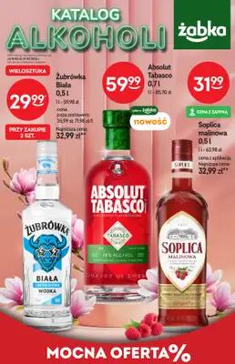 Żabka - gazetka promocyjna Katalog alkoholowy od środy 18.03 do wtorku 31.03