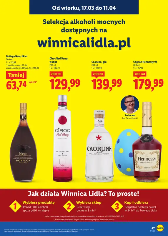 Lidl - gazetka promocyjna Katalog alkoholi mocnych i win od wtorku 17.03 do soboty 11.04 - strona 47