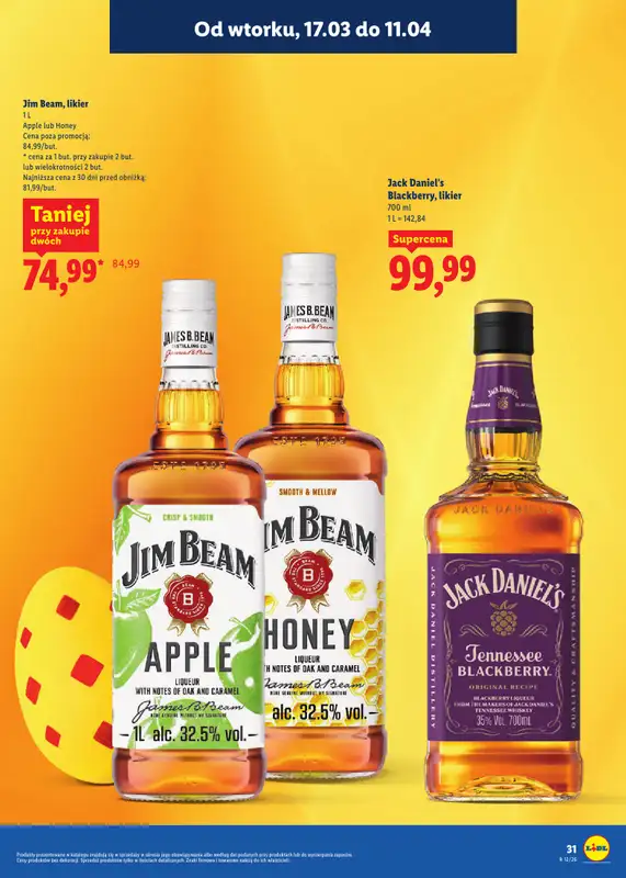 Lidl - gazetka promocyjna Katalog alkoholi mocnych i win od wtorku 17.03 do soboty 11.04 - strona 31