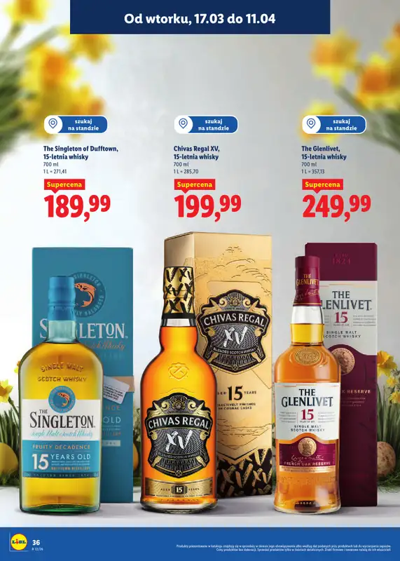 Lidl - gazetka promocyjna Katalog alkoholi mocnych i win od wtorku 17.03 do soboty 11.04 - strona 36