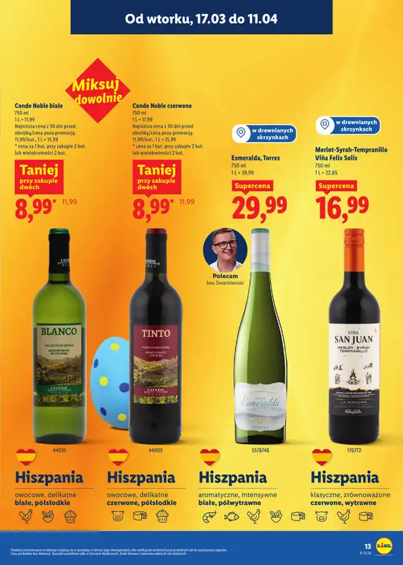 Lidl - gazetka promocyjna Katalog alkoholi mocnych i win od wtorku 17.03 do soboty 11.04 - strona 13