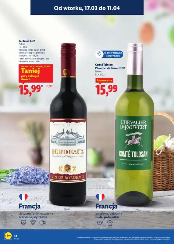 Lidl - gazetka promocyjna Katalog alkoholi mocnych i win od wtorku 17.03 do soboty 11.04 - strona 14