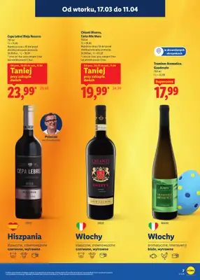 Lidl - gazetka promocyjna Katalog alkoholi mocnych i win od wtorku 17.03 do soboty 11.04 - strona 7