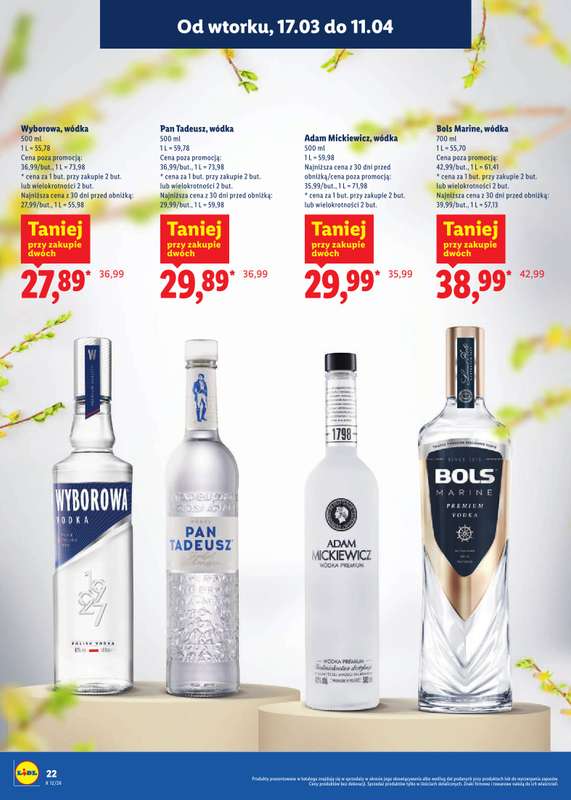Lidl - gazetka promocyjna Katalog alkoholi mocnych i win od wtorku 17.03 do soboty 11.04 - strona 22