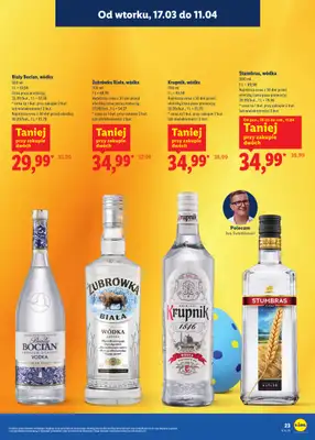 Lidl - gazetka promocyjna Katalog alkoholi mocnych i win od wtorku 17.03 do soboty 11.04 - strona 23