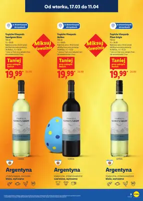 Lidl - gazetka promocyjna Katalog alkoholi mocnych i win od wtorku 17.03 do soboty 11.04 - strona 9