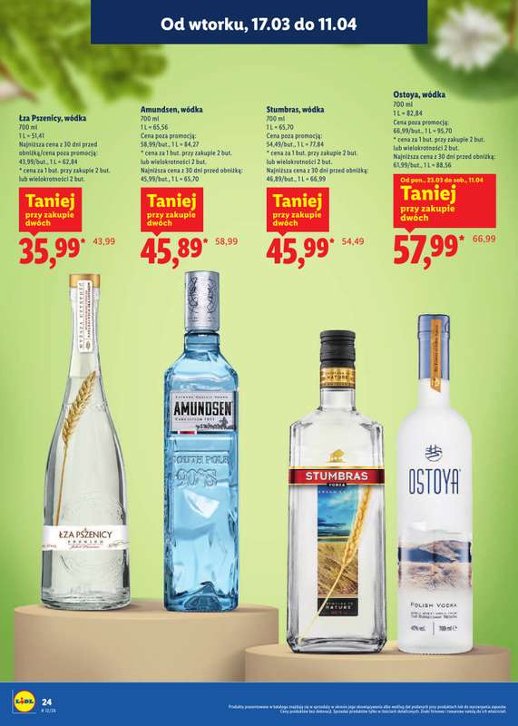 Lidl - gazetka promocyjna Katalog alkoholi mocnych i win od wtorku 17.03 do soboty 11.04 - strona 24