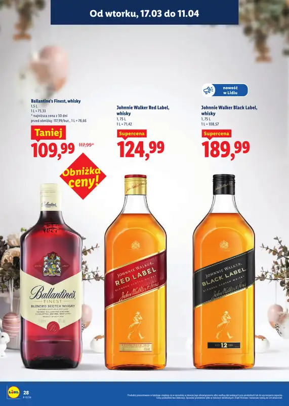 Lidl - gazetka promocyjna Katalog alkoholi mocnych i win od wtorku 17.03 do soboty 11.04 - strona 28
