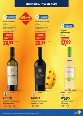 Lidl - gazetka promocyjna Katalog alkoholi mocnych i win od wtorku 17.03 do soboty 11.04 - strona 15