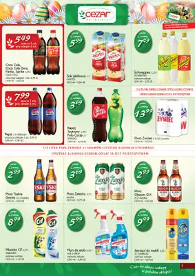 CEZAR Delikatesy - gazetka promocyjna Gazetka od czwartku 19.03 do soboty 04.04 - strona 9