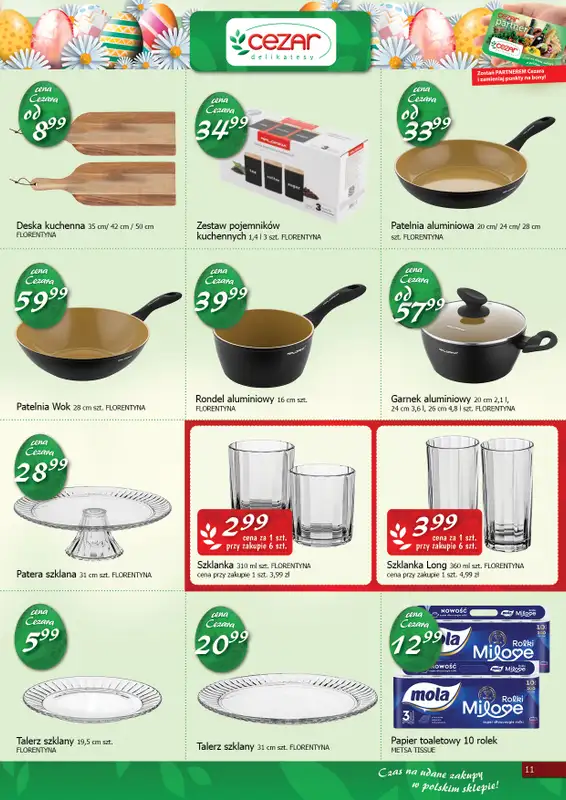 CEZAR Delikatesy - gazetka promocyjna Gazetka od czwartku 19.03 do soboty 04.04 - strona 11