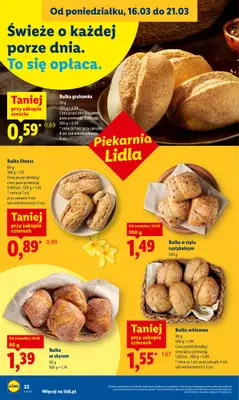 Lidl - gazetka promocyjna Oferta od czwartku od czwartku 19.03 do soboty 21.03 - strona 22