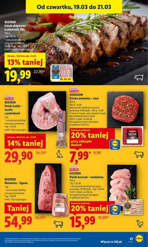 Lidl - gazetka promocyjna Oferta od czwartku od czwartku 19.03 do soboty 21.03 - strona 27