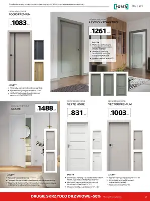 Komfort - gazetka promocyjna Gazetka od środy 18.03 do wtorku 21.04 - strona 21