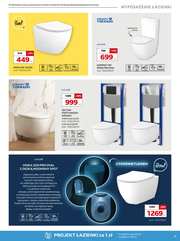 Komfort - gazetka promocyjna Gazetka od środy 18.03 do wtorku 21.04 - strona 29