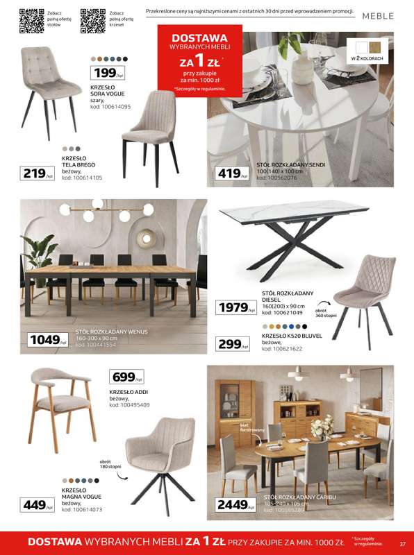 Komfort - gazetka promocyjna Gazetka od środy 18.03 do wtorku 21.04 - strona 37