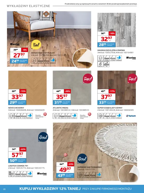 Komfort - gazetka promocyjna Gazetka od środy 18.03 do wtorku 21.04 - strona 20