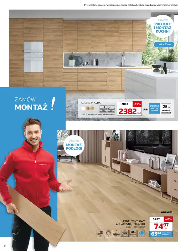 Komfort - gazetka promocyjna Gazetka od środy 18.03 do wtorku 21.04 - strona 2