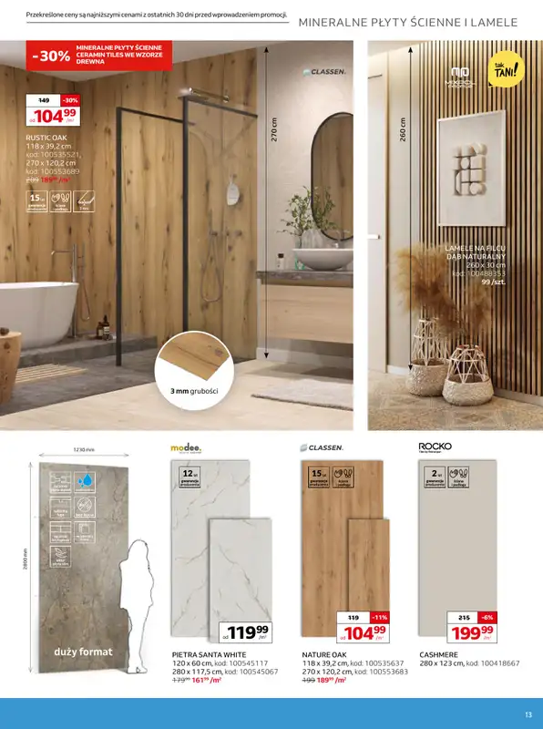 Komfort - gazetka promocyjna Gazetka od środy 18.03 do wtorku 21.04 - strona 13