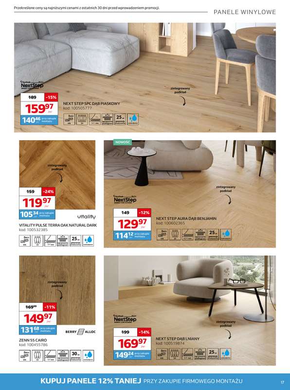 Komfort - gazetka promocyjna Gazetka od środy 18.03 do wtorku 21.04 - strona 17