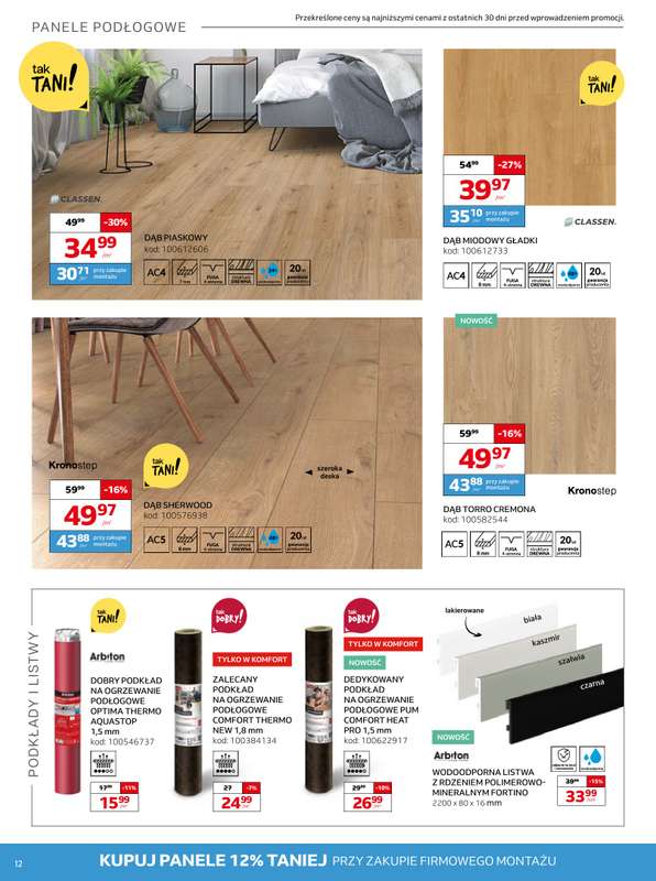 Komfort - gazetka promocyjna Gazetka od środy 18.03 do wtorku 21.04 - strona 12