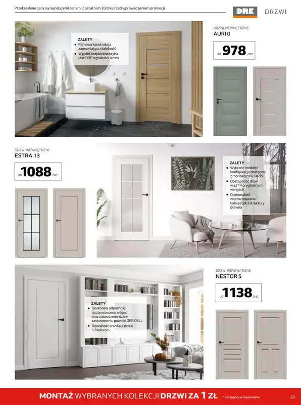 Komfort - gazetka promocyjna Gazetka od środy 18.03 do wtorku 21.04 - strona 23